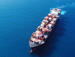 ship with containers